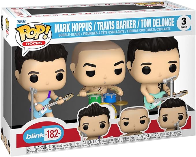 Funko Pop! Rocks: Blink-182, paquete de 3