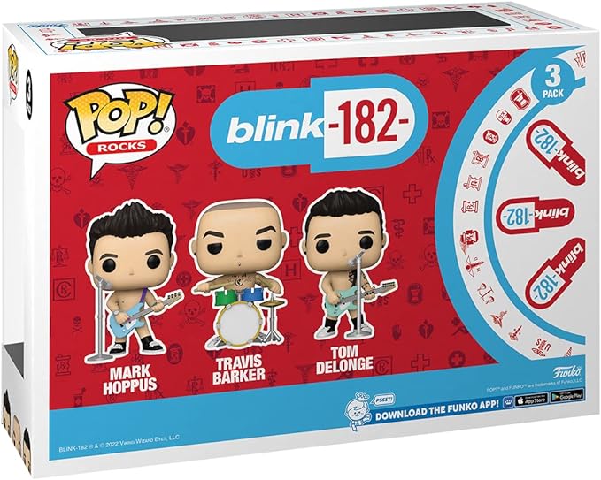 Funko Pop! Rocks: Blink-182, paquete de 3