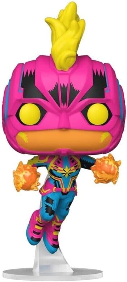 Funko Pop! Capitana Marvel 908 Blacklight Edición Especial