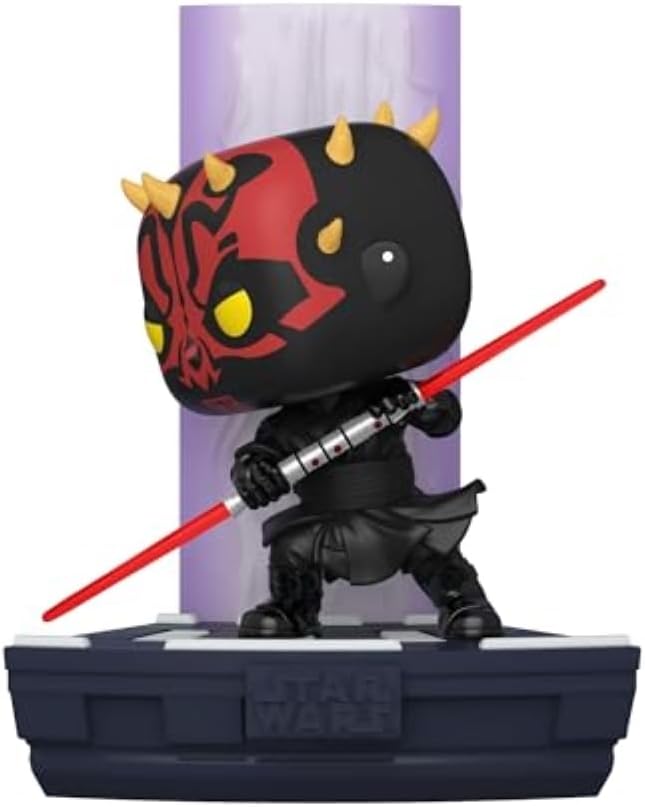 Funko Pop! Deluxe Star Wars: Duelo de los destinos - Darth Maul, exclusivo de Amazon, Figura 1 de 3