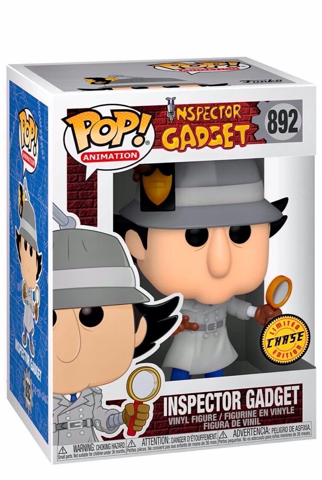 Funko Pop Inspector Gadget #892 Limited Edition Chase