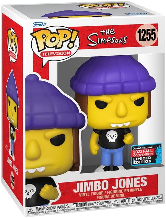 Funko Pop! Jimbo Jones The Simpsons 1255 Fall Convention Limited Edition, FUN65254