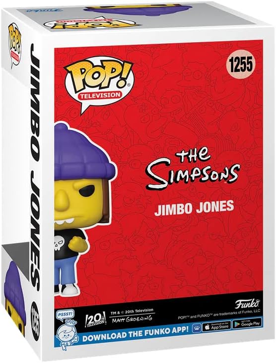 Funko Pop! Jimbo Jones The Simpsons 1255 Fall Convention Limited Edition, FUN65254