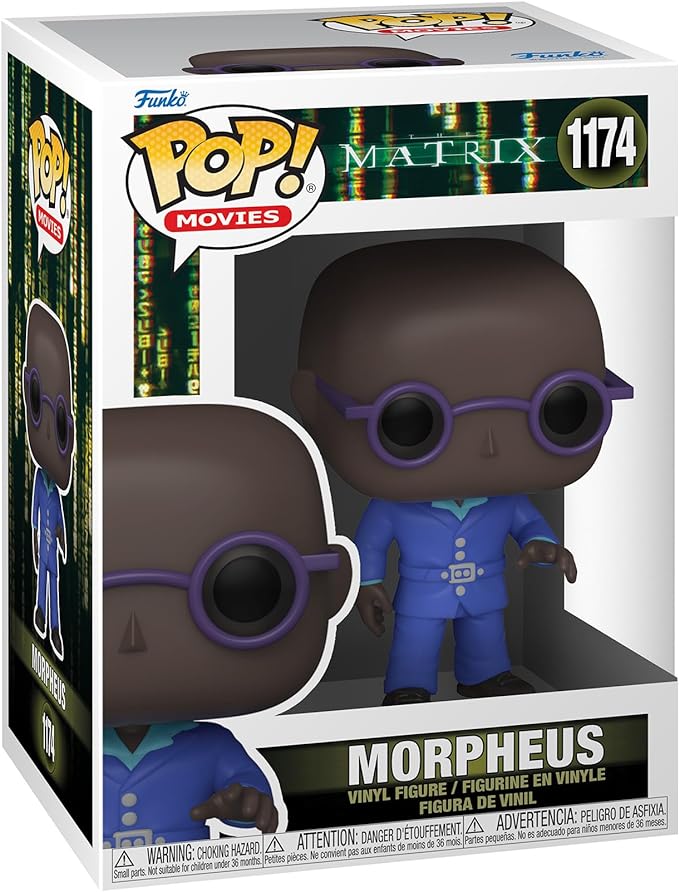 Funko Películas POP: The Matrix Resurrections - Morpheus - Morfeo, Multicolor, 3.75 pulgadas, (59255)