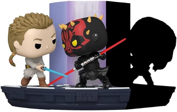 Funko Pop! Deluxe Star Wars: Duelo de los destinos - OBI-Wan Kenobi, exclusivo de Amazon, Figura 2 de 3