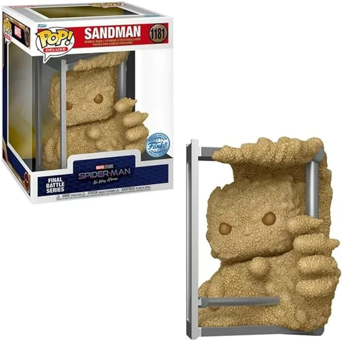 Funko Pop! Deluxe Spider-Man: No Way Home - Figura exclusiva de Sandman, 5.5 pulgadas