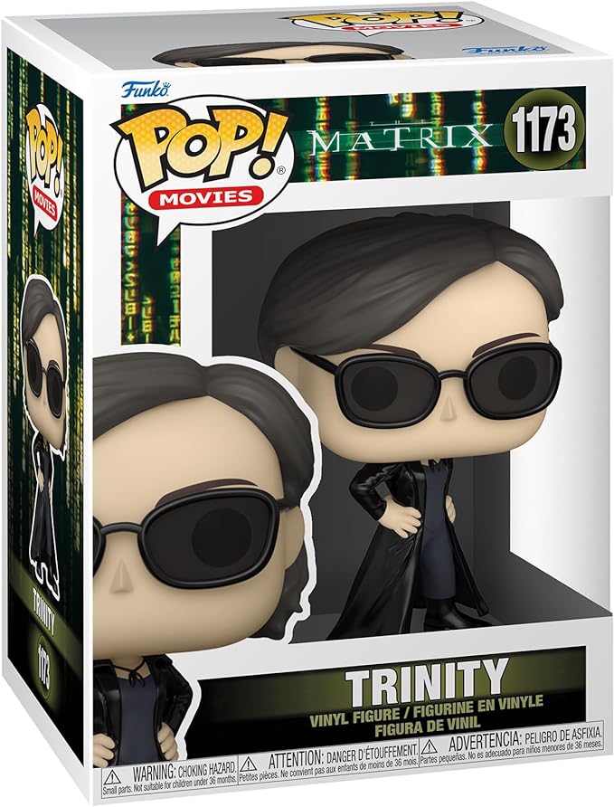 Funko Películas POP: The Matrix Resurrections Trinity - Trinidad, Multicolor, 4 pulgadas, (59254)